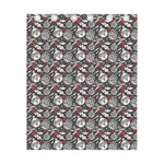 Vintage Christmas Decorations Print Curtain