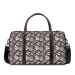 Vintage Christmas Decorations Print Duffle Bag