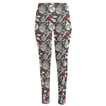 Vintage Christmas Decorations Print High-Waisted Pocket Leggings
