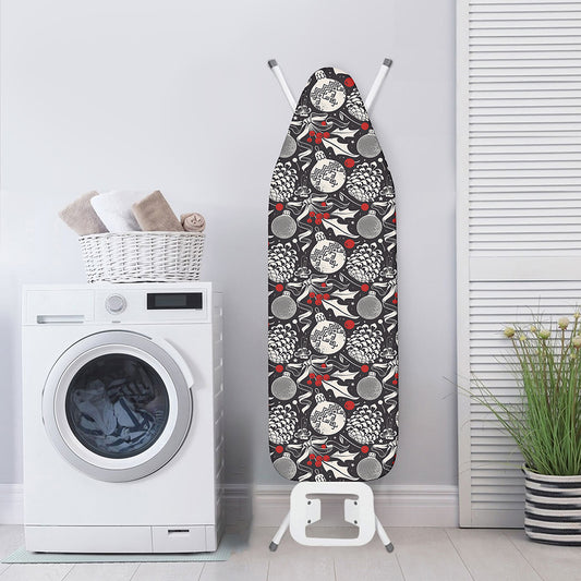 Vintage Christmas Decorations Print Ironing Board Cover