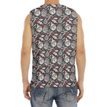 Vintage Christmas Decorations Print Men's Fitness Tank Top