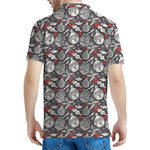 Vintage Christmas Decorations Print Men's Polo Shirt