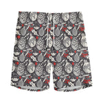 Vintage Christmas Decorations Print Men's Sports Shorts