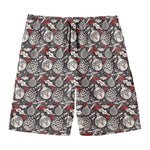 Vintage Christmas Decorations Print Men's Swim Trunks