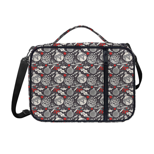 Vintage Christmas Decorations Print Shoulder Strap Bible Bag