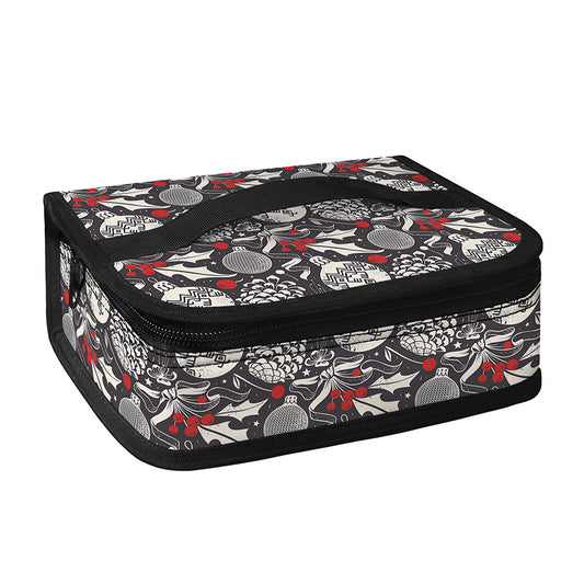 Vintage Christmas Decorations Print Small Lunch Bag