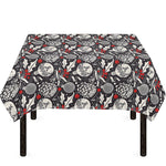 Vintage Christmas Decorations Print Tablecloth