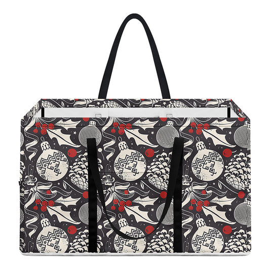 Vintage Christmas Decorations Print Utility Tote Bag