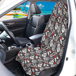 Vintage Christmas Decorations Print Waterproof Car Seat Cover