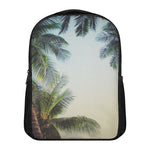 Vintage Coconut Tree Print Casual Backpack