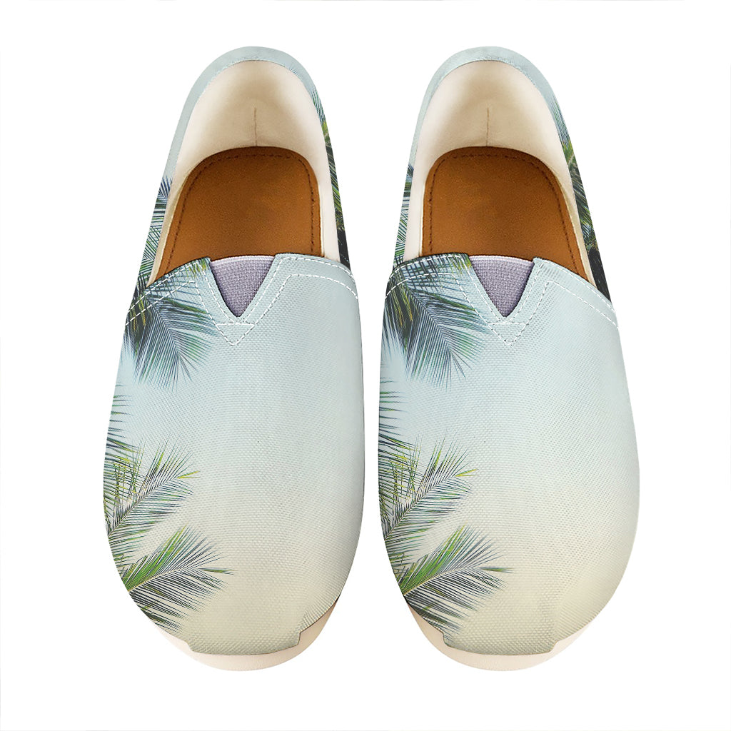 Vintage Coconut Tree Print Casual Shoes