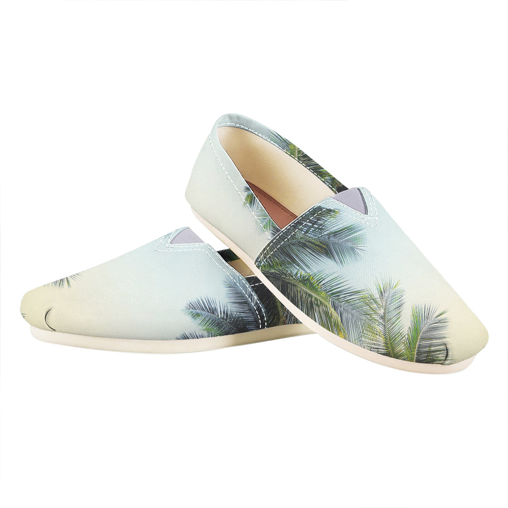 Vintage Coconut Tree Print Casual Shoes