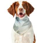 Vintage Coconut Tree Print Dog Bandana