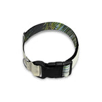 Vintage Coconut Tree Print Dog Collar