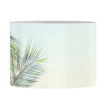 Vintage Coconut Tree Print Drum Lamp Shade