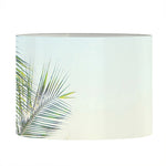 Vintage Coconut Tree Print Drum Lamp Shade
