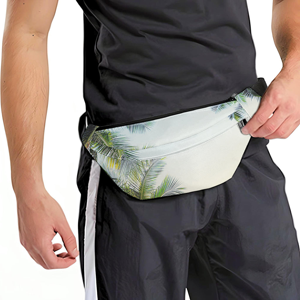 Vintage Coconut Tree Print Fanny Pack