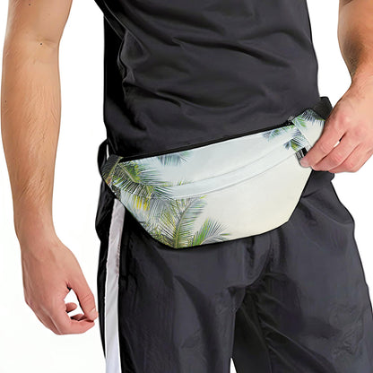 Vintage Coconut Tree Print Fanny Pack