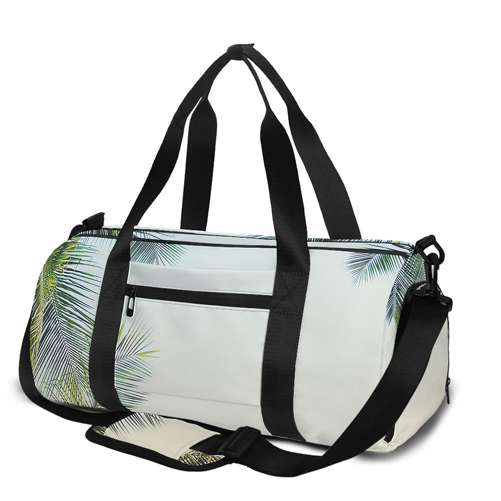 Vintage Coconut Tree Print Gym Bag