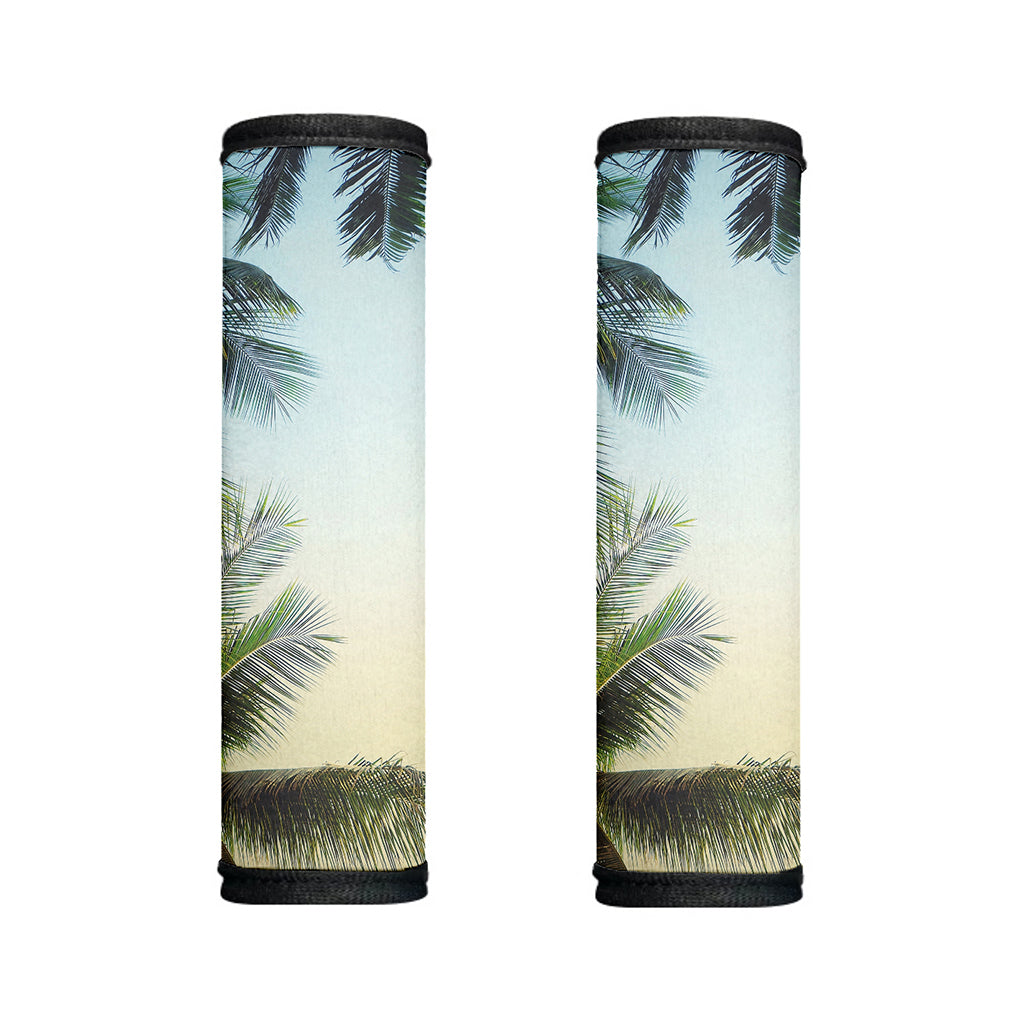 Vintage Coconut Tree Print Handle Covers