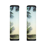 Vintage Coconut Tree Print Handle Covers