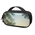 Vintage Coconut Tree Print Portable Cooler Travel Case