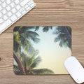 Vintage Coconut Tree Print Mouse Pad