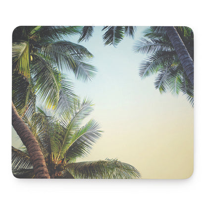 Vintage Coconut Tree Print Mouse Pad