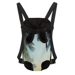 Vintage Coconut Tree Print Pet Carrier Backpack