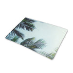 Vintage Coconut Tree Print Pet Cooling Mat Cover