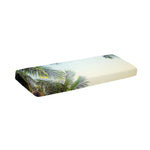 Vintage Coconut Tree Print Piano Keyboard Cover
