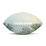 Vintage Coconut Tree Print Rugby Ball