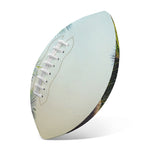 Vintage Coconut Tree Print Rugby Ball