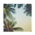Vintage Coconut Tree Print Silk Bandana