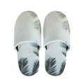 Vintage Coconut Tree Print Slippers