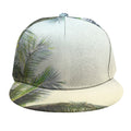 Vintage Coconut Tree Print Snapback Cap