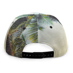 Vintage Coconut Tree Print Snapback Cap