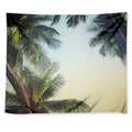 Vintage Coconut Tree Print Tapestry