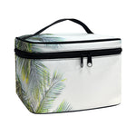 Vintage Coconut Tree Print Travel Makeup Bag