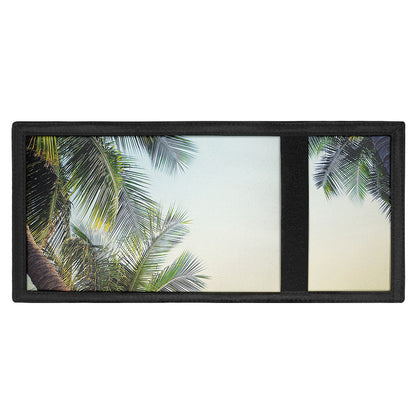 Vintage Coconut Tree Print Trifold Wallet