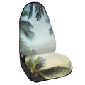 Vintage Coconut Tree Print Waterproof Car Seat Cover