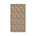 Vintage Coffee Bean Pattern Print Baby Crib Sheet