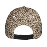 Vintage Coffee Bean Pattern Print Baseball Cap