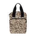 Vintage Coffee Bean Pattern Print Bible Tote Bag