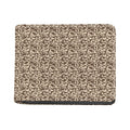 Vintage Coffee Bean Pattern Print Bifold Wallet