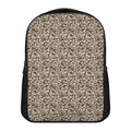 Vintage Coffee Bean Pattern Print Casual Backpack