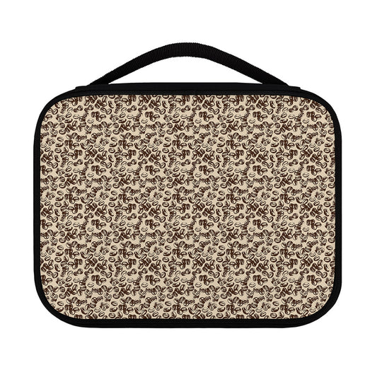 Vintage Coffee Bean Pattern Print Classic Bible Case