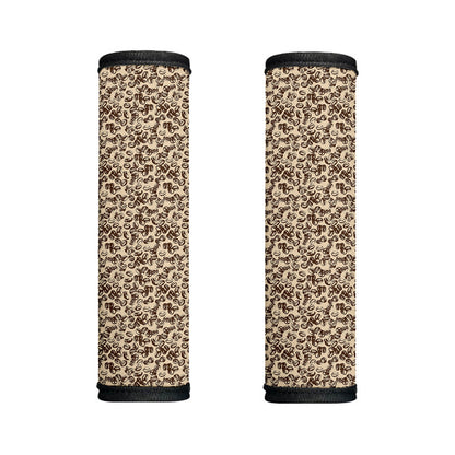 Vintage Coffee Bean Pattern Print Handle Covers