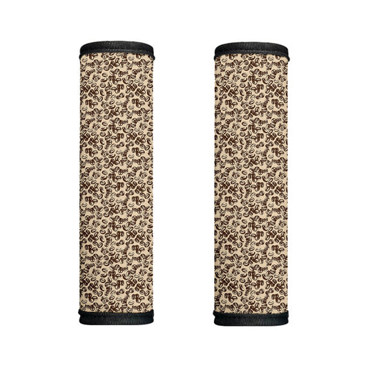 Vintage Coffee Bean Pattern Print Handle Covers
