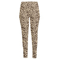 Vintage Coffee Bean Pattern Print High-Waisted Pocket Leggings
